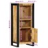 Armario de baño madera maciza de mango 40x30x90