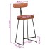 Taburetes de barra 2 uds 49x43x88 cm madera maciza de