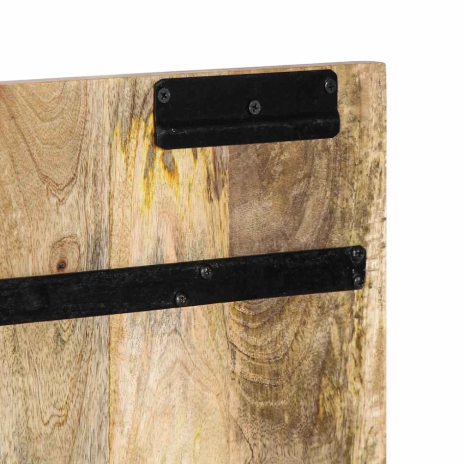 Cabecero de cama 200 cm madera maciza de mango