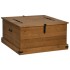 Baúl de almacenamiento HALDEN 91x91x47 cm madera