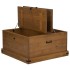 Baúl de almacenamiento HALDEN 91x91x47 cm madera