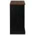 Aparador HALDEN con puerta corredera negro 80x40x80