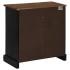 Aparador HALDEN con puerta corredera negro 80x40x80