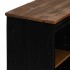 Aparador HALDEN con puerta corredera negro 80x40x80