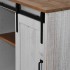Aparador HALDEN con puerta corredera blanco 80x40x80