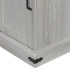 Aparador HALDEN con puerta corredera blanco 80x40x80