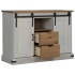 Aparador HALDEN 2 puertas correderas blanco 112x40x80