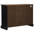 Aparador HALDEN 2 puertas correderas negro 112x40x80