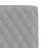 Sillas de comedor 2 uds tela gris