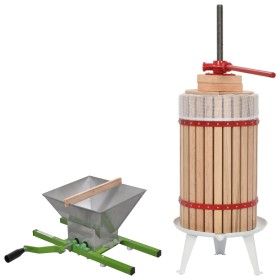 Conjunto de prensa y trituradora de frutas y vinos 2