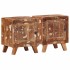Mesilla de noche 2 uds 40x32x46 cm madera maciza