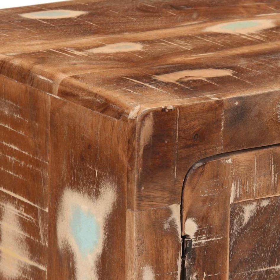 Mesilla de noche 2 uds 40x32x46 cm madera maciza