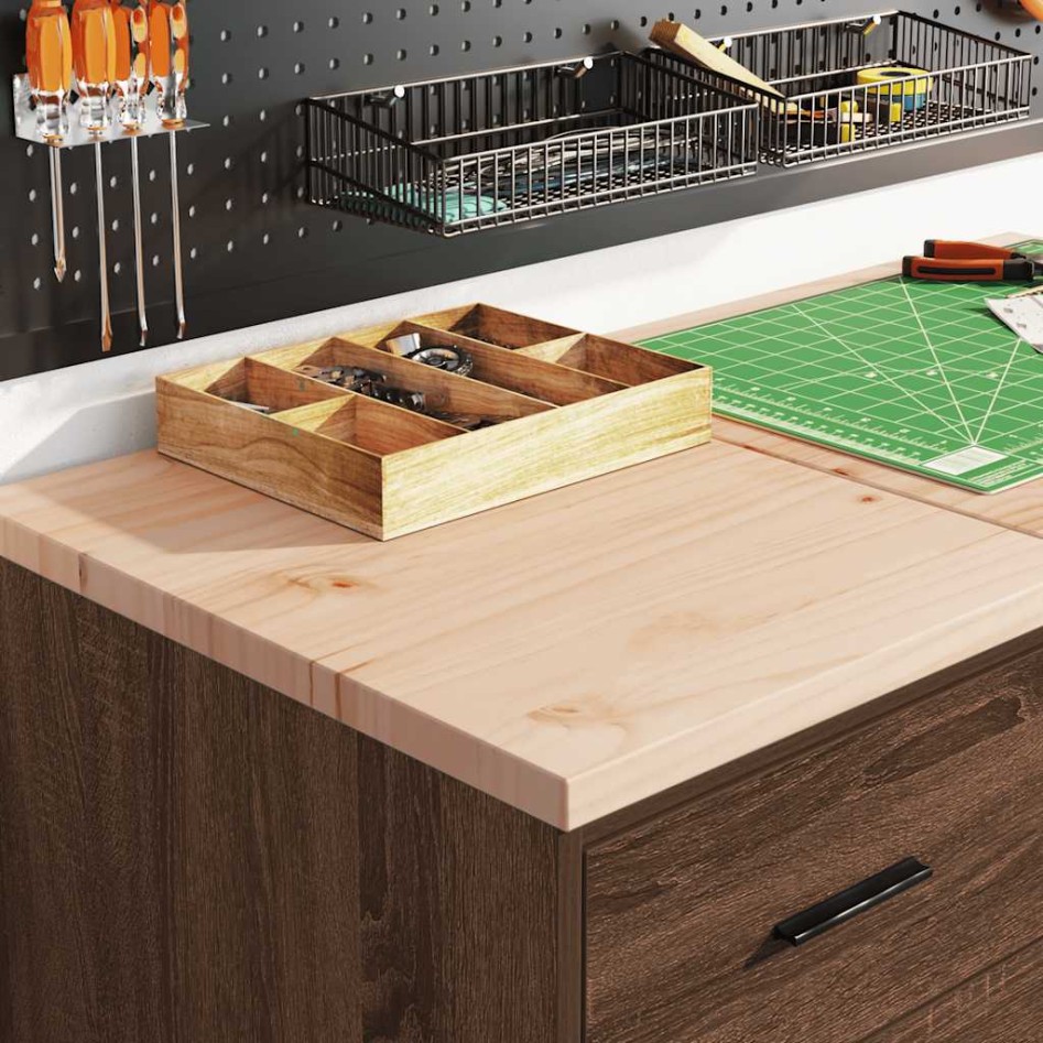 Armarios 2 uds para garaje madera ingeniería marrón