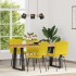 Sillas de comedor 4 unidades terciopelo