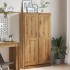 Estantería de madera ingeniería roble artisan 82,5x30,5x150