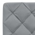 Estructura de cama sin colchón tela gris claro 90x190