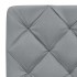 Cama sin colchón tela gris claro 140x200