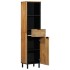 Mueble de baño de madera maciza de mango marrón 38x33x160