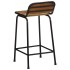 Taburetes de barra 4 uds 46x35,5x80 madera maciza