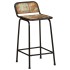 Taburetes de barra 4 uds 46x35,5x80 madera maciza