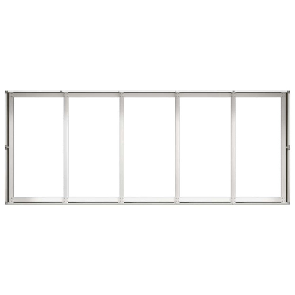 Jardinera 200x80x40 cm Acero