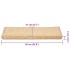 Alfombrilla escalera 30 uds 65x21x4 cm