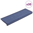 Alfombrilla escalera 30 uds 65x25 cm azul