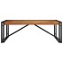 Mesa de centro 100x100x35 cm madera maciza