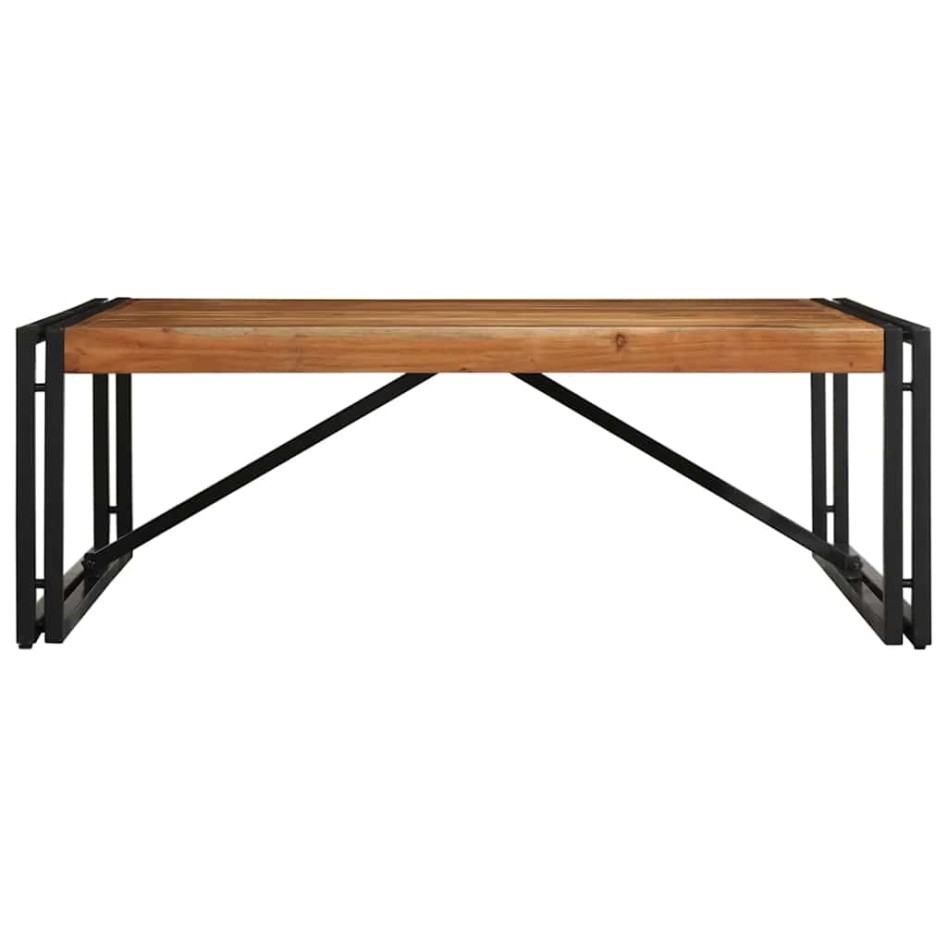 Mesa de centro 100x100x35 cm madera maciza