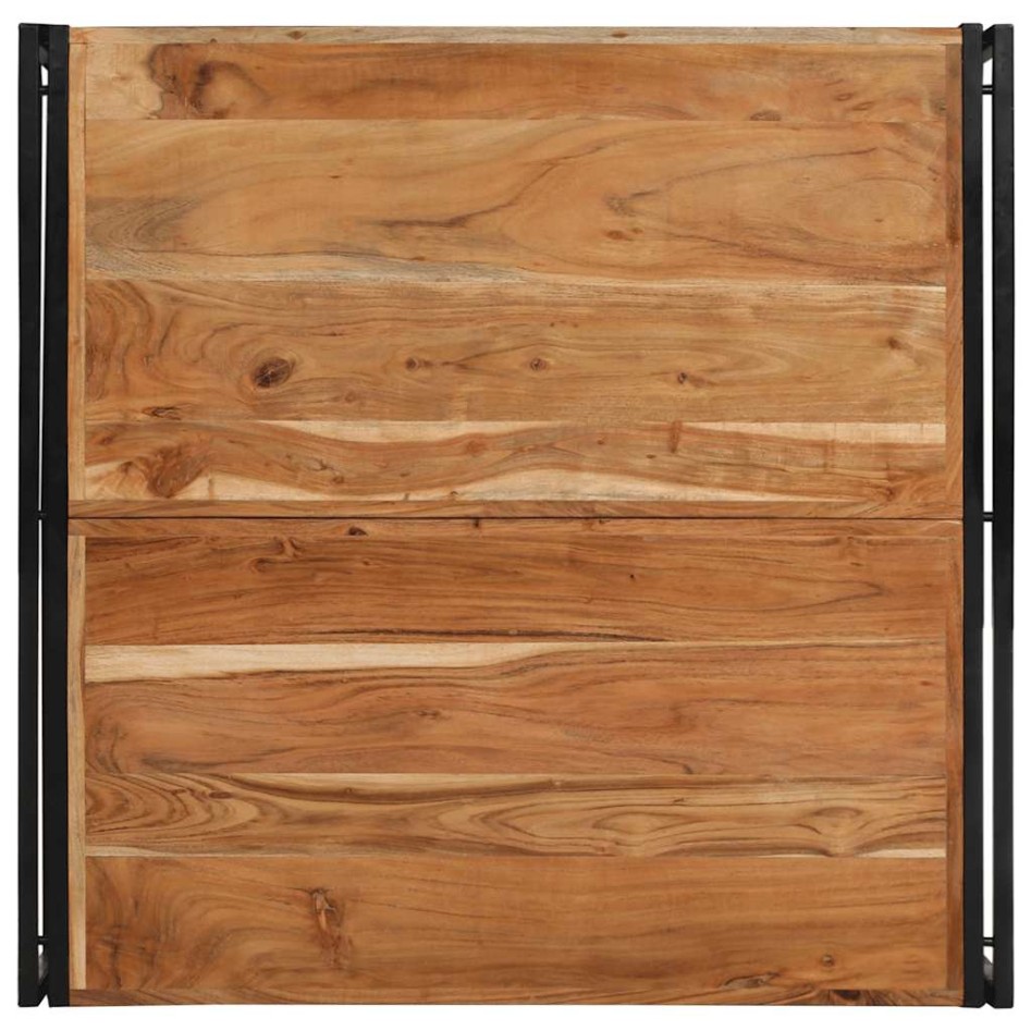 Mesa de centro 100x100x35 cm madera maciza