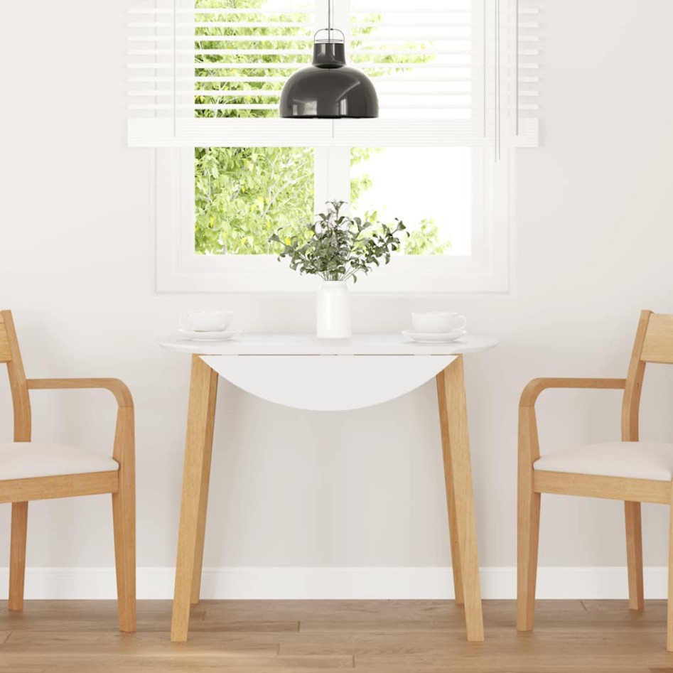 Mesa de comedor natural madera maciza roble