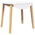 Mesa de comedor natural madera maciza roble