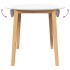 Mesa de comedor natural madera maciza roble