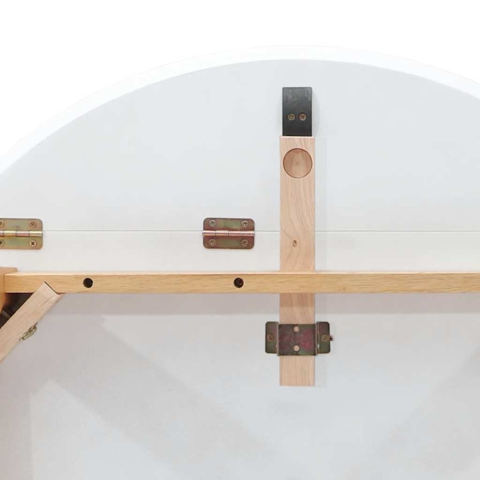 Mesa de comedor natural madera maciza roble