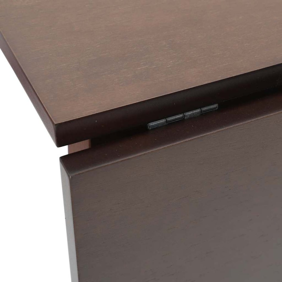 Mesa de comedor de madera maciza de caucho