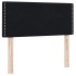 Cama box spring con colchón cuero sintético negro 80x220