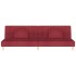 Sofá cama de 2 plazas con dos almohadas tela color