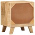 Mesilla de noche 2 uds 40x32x46 cm madera mango