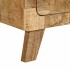 Mesilla de noche 2 uds 40x32x46 cm madera mango