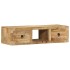 Mueble de TV de pared madera maciza mango rugosa 100x32x25