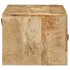 Mueble de TV de pared madera maciza mango rugosa 100x32x25