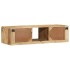 Mueble de TV de pared madera maciza mango rugosa 100x32x25