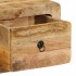 Mueble de TV de pared madera maciza mango rugosa 100x32x25