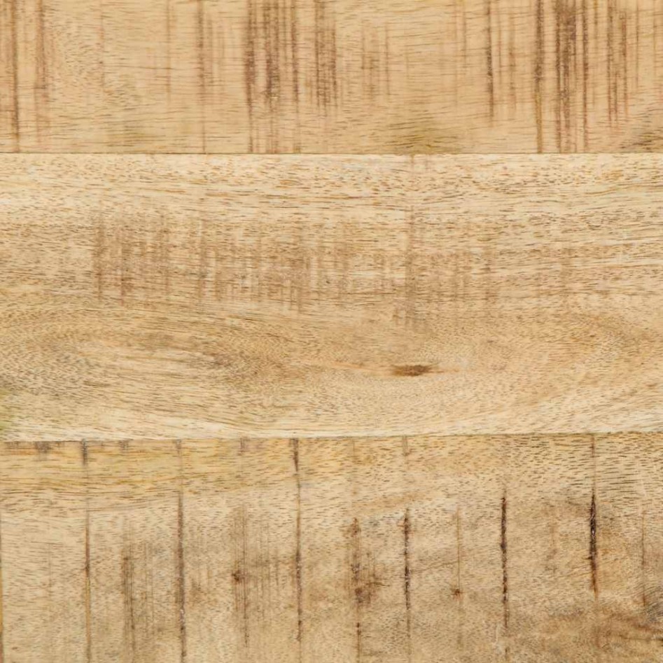 Mueble de TV de pared madera maciza mango rugosa 100x32x25