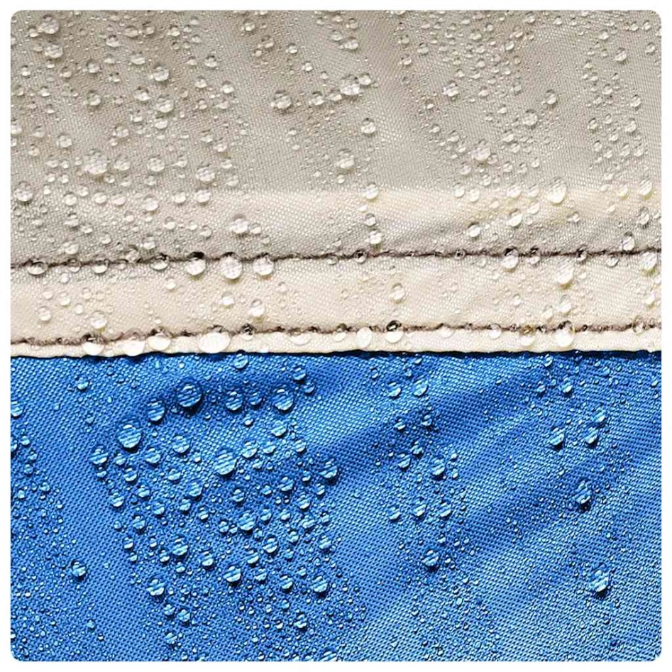 Tienda de fiesta impermeable azul