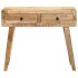 Mesa consola madera maciza de mango rugosa 90x32x75