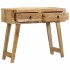 Mesa consola madera maciza de mango rugosa 90x32x75