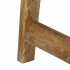 Mesa consola madera maciza de mango rugosa 90x32x75