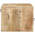 Mueble de TV de pared madera maciza mango rugosa 100x32x25