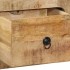 Mueble de TV de pared madera maciza mango rugosa 100x32x25